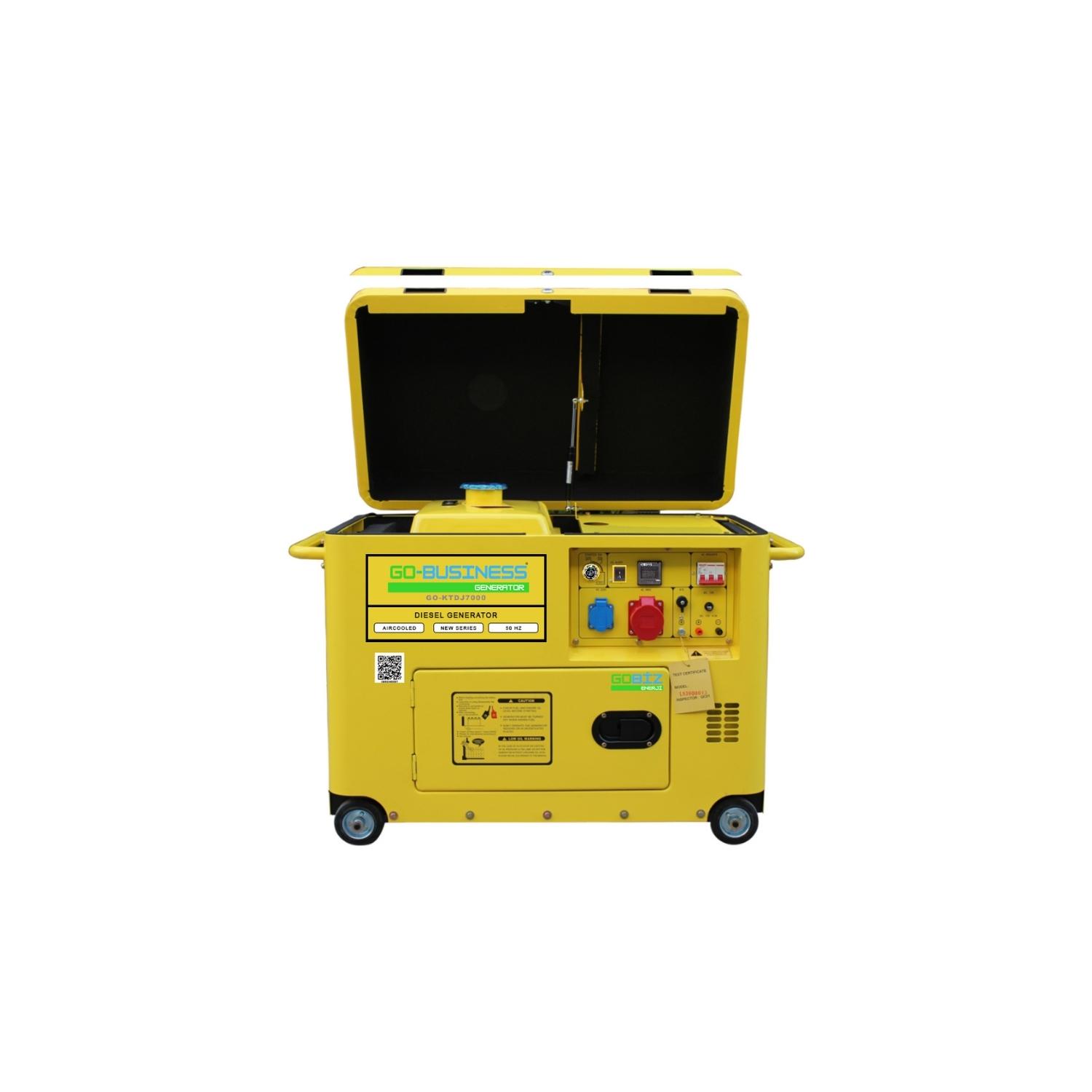 6,9 kVA GENERATOR GO-KDT7 GO-BUSINESS DIESEL GENERATOR